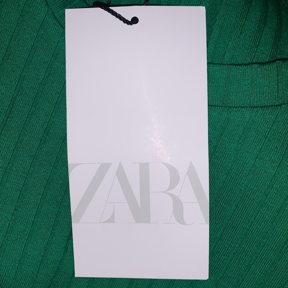 NWT Zara Lace Up Crop Top - Picture 13 of 16